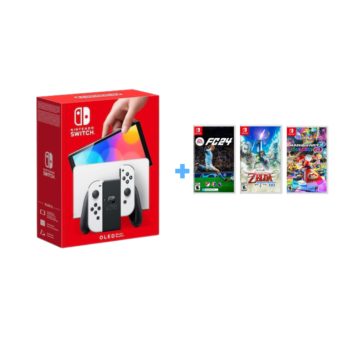 Nintendo Switch Oled (Neon-Blanco) + Juego a elección