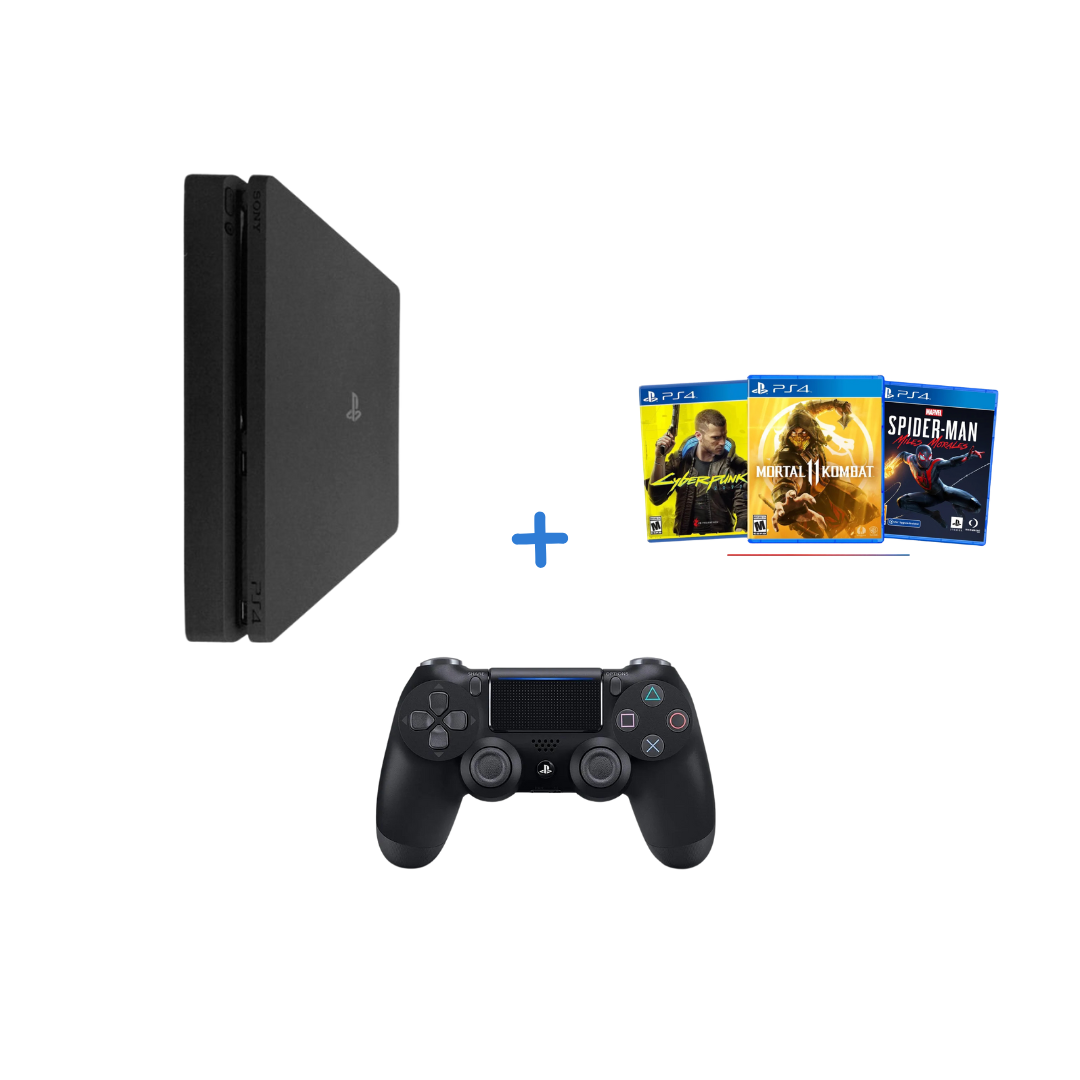 PlayStation 4 Slim 1TB + Juego a elección + Control