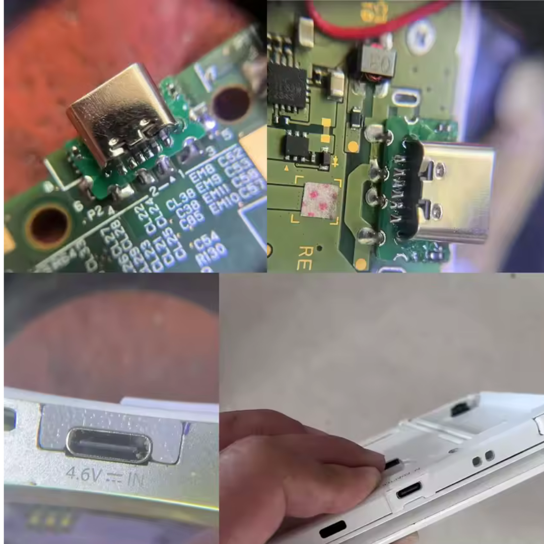 Sistema de carga tipo c para Nintendo 3DS XL