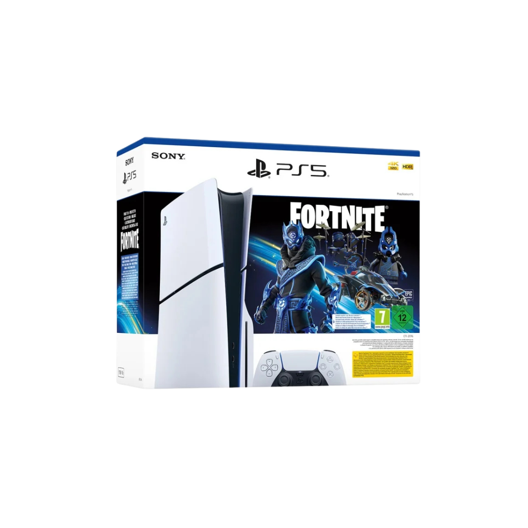PlayStation 5 Slim Disco Fortnite Cobalt Star Bundle