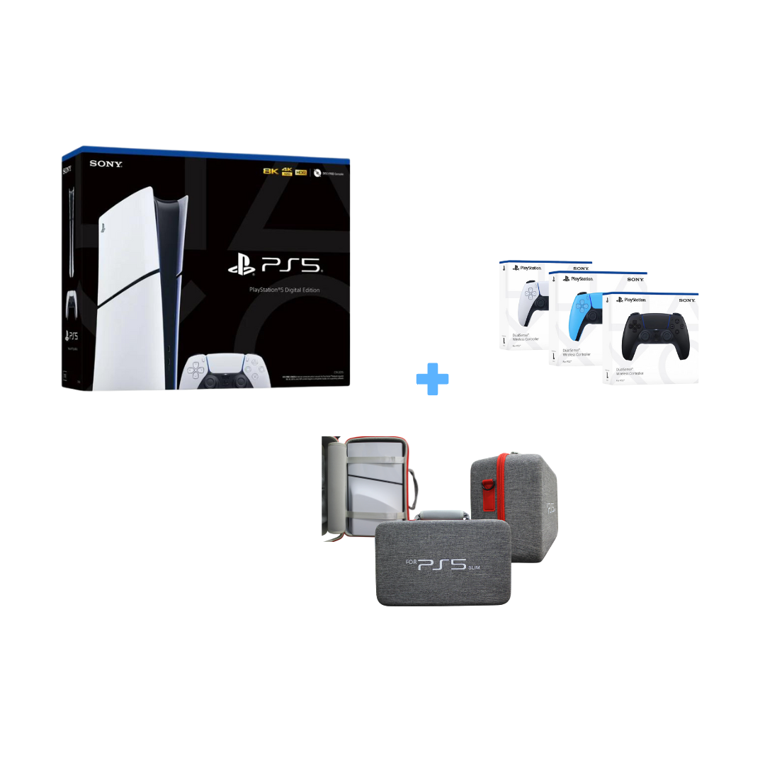 PlayStation 5 Slim Digital + Control Adicional + Maletín
