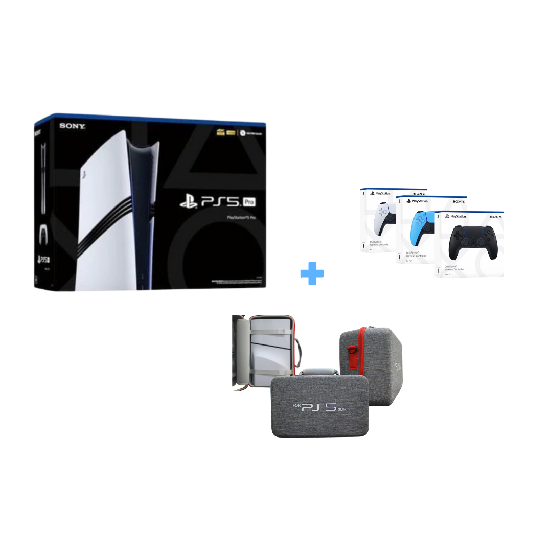 PlayStation 5 Slim PRO 2TB + Control Adicional + Maletín