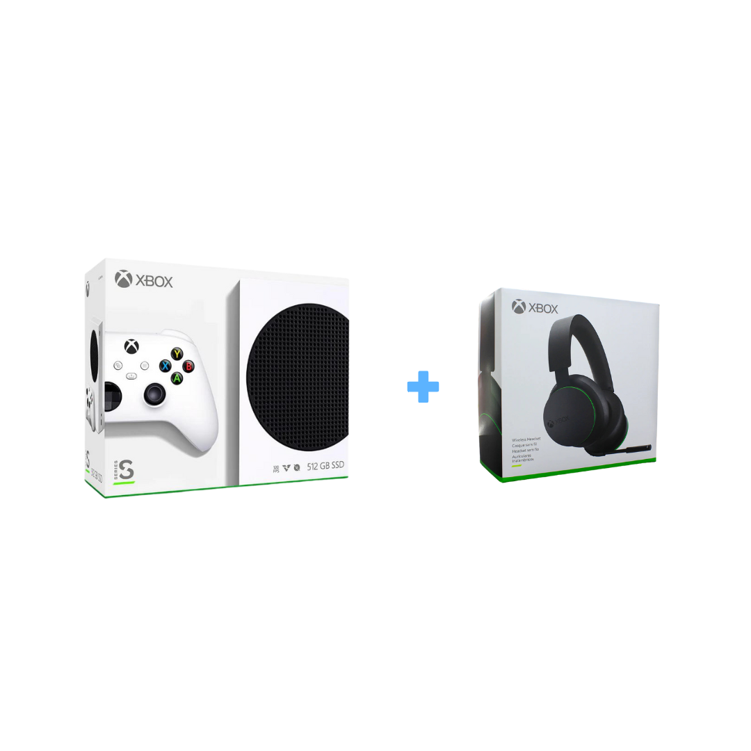 Xbox Series S + Audífonos Inalambricos Xbox Original