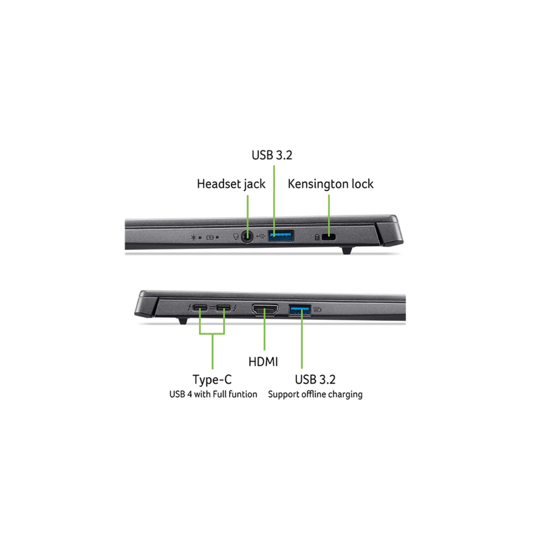 Acer Aspire 14 AI / 14" / Core Ultra 7 256V ARC / 16GB RAM / 1TB SSD / Equipo Nuevo