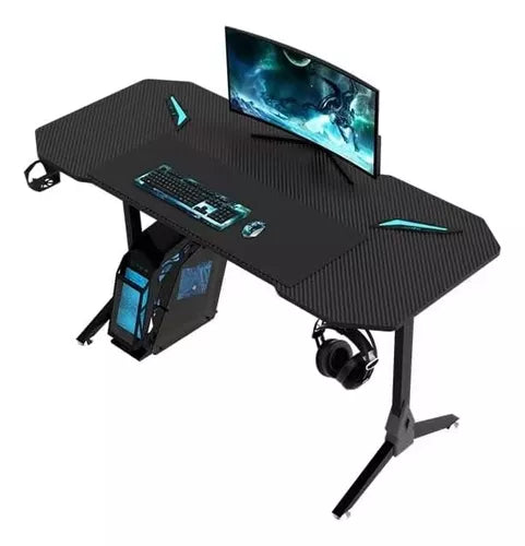 Mesa Gaming Desk S1-Y con Luces led en la parte superior 140*60*72 CM