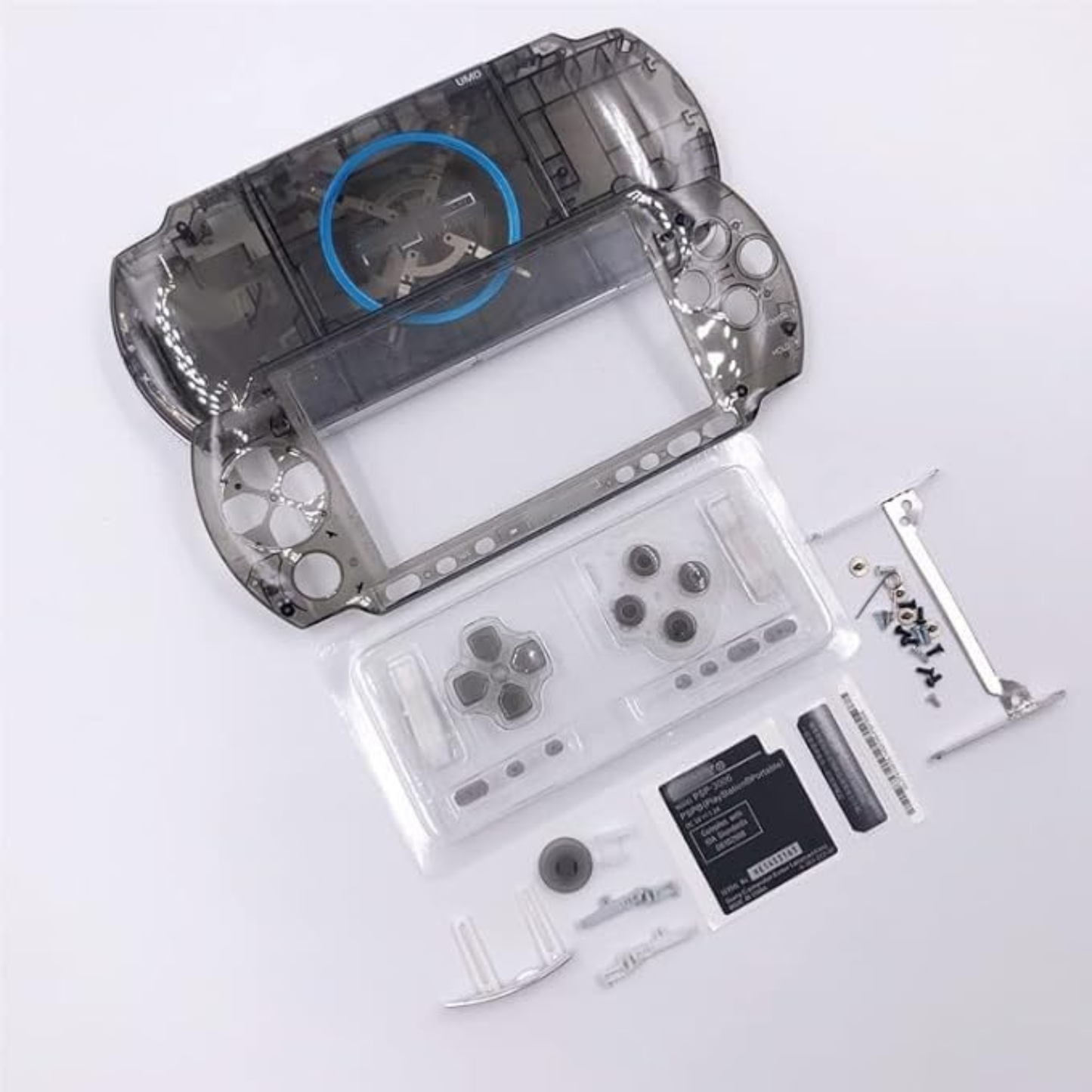Carcasa Completa Para Psp 3000 negro
