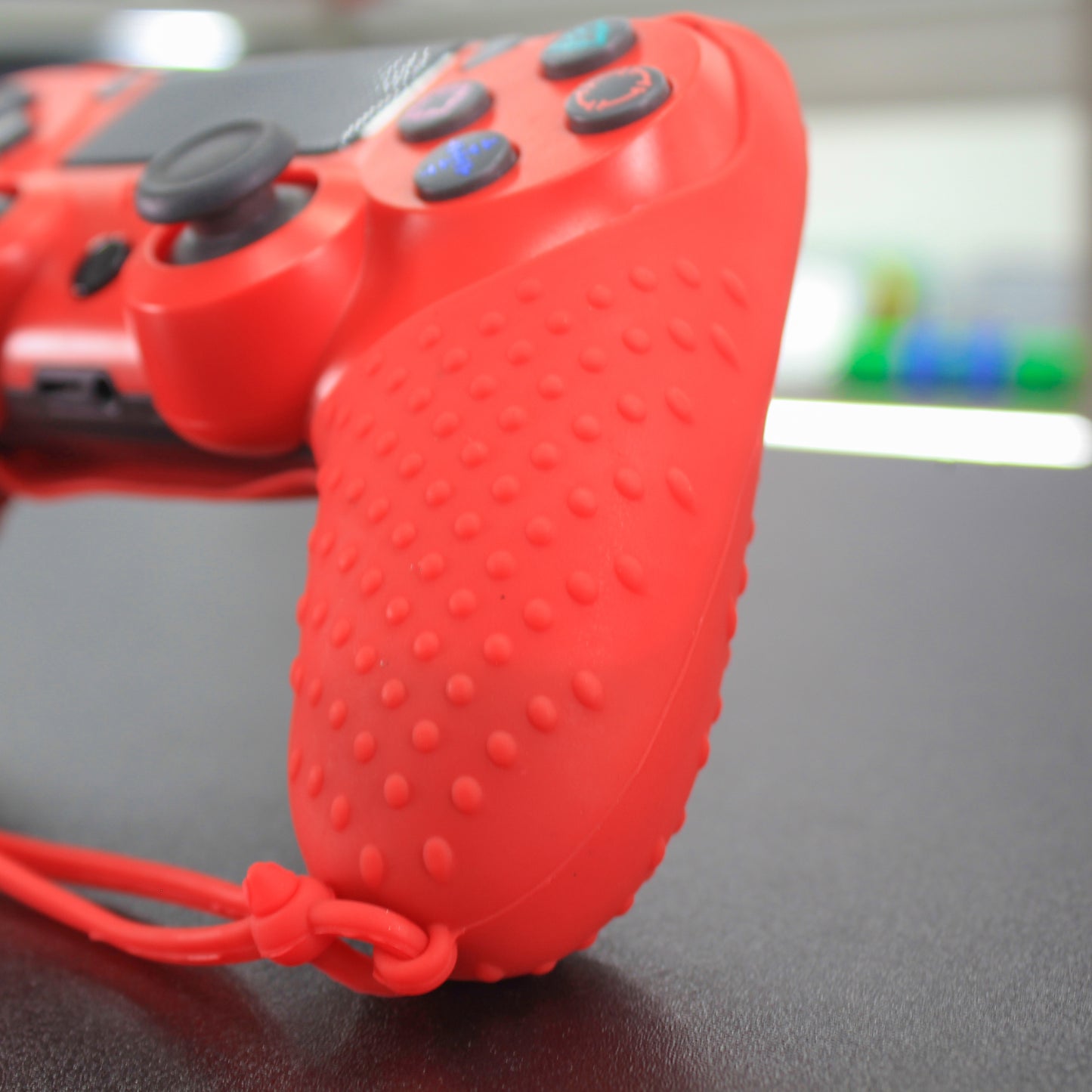 Cover de silicón rojo para mando de PS4