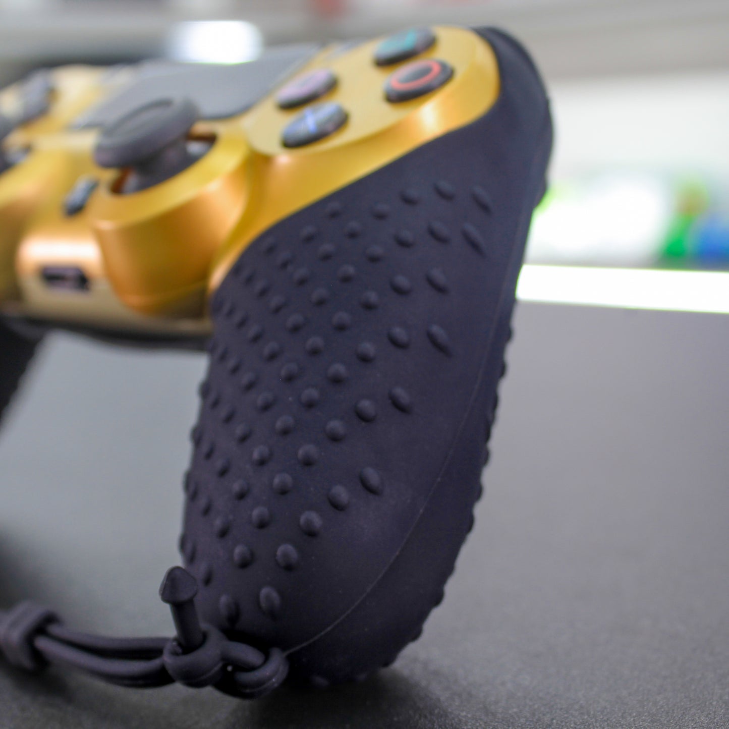 Cover de silicón negro para mando de PS4