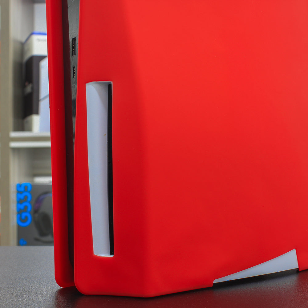 Cover de silicón para Playstation 5 Fat Disco Rojo