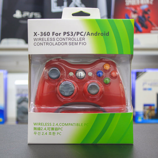 Mando X-360 para PS3/PC/Android - Rojo
