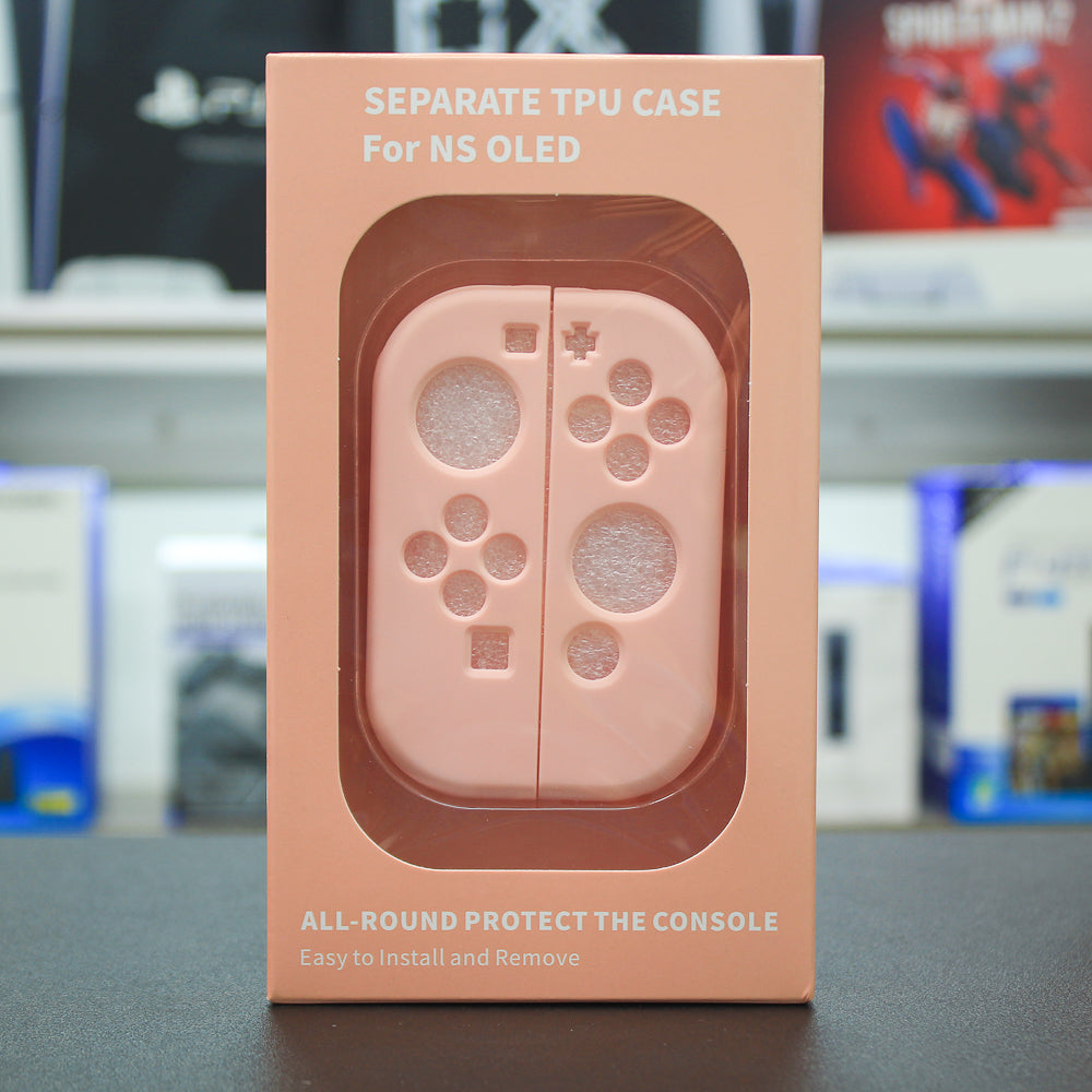 Case protector rosa de Nintendo Switch Oled
