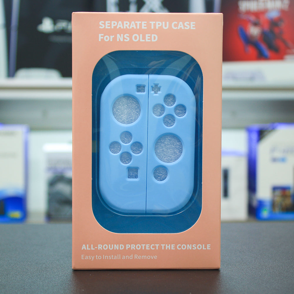 Case protector celeste de Nintendo Switch Oled