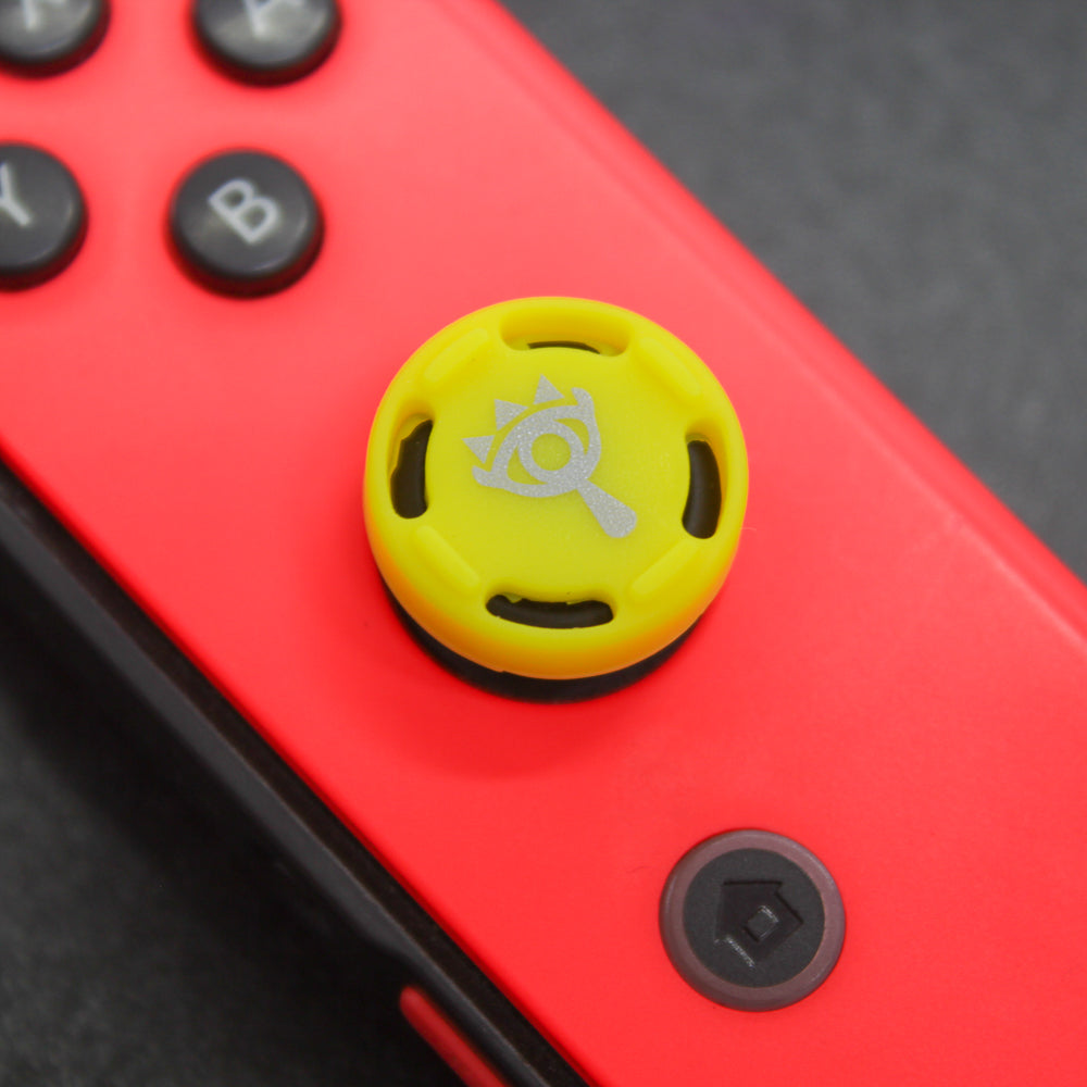 Protector de joystick de Zelda amarillo para Joy-Cons