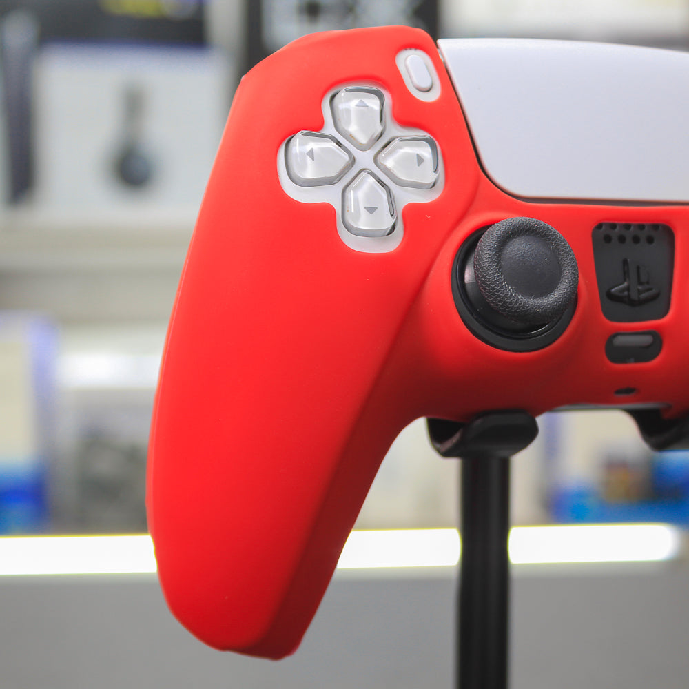Cover de silicón rojo para Dualsense