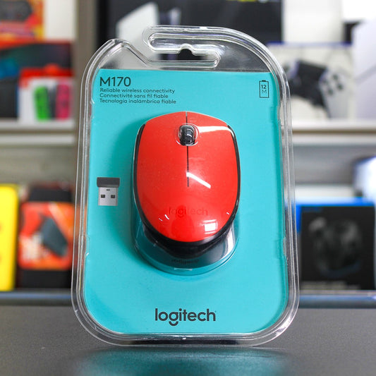 Mouse inalámbrico Logitech M170 Rojo