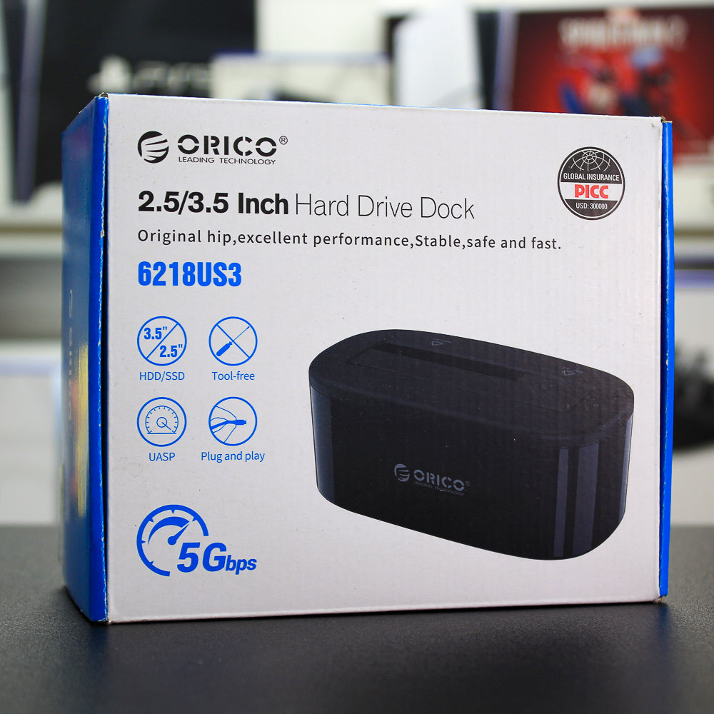 Lector de discos duros 2.5" y 3.5" Orico
