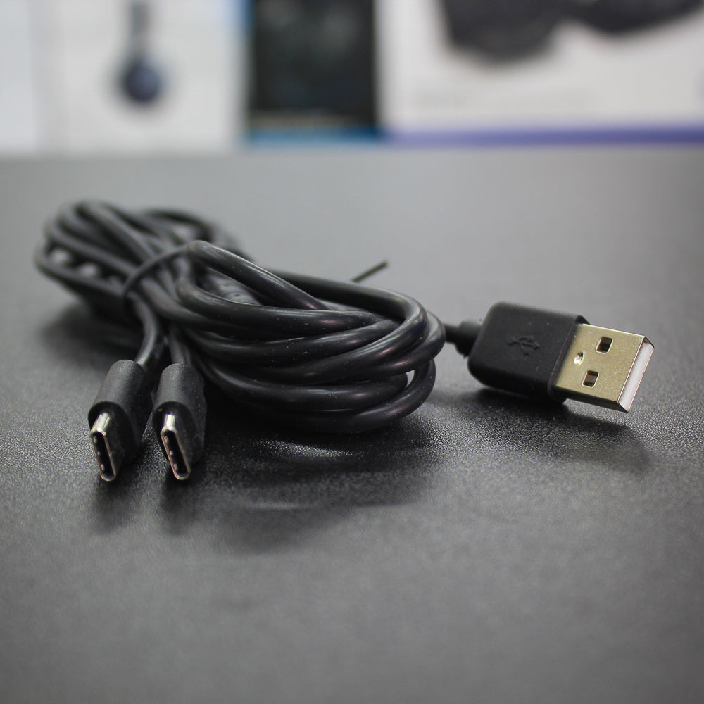 Cable USB tipo C 2 en 1 para PS5