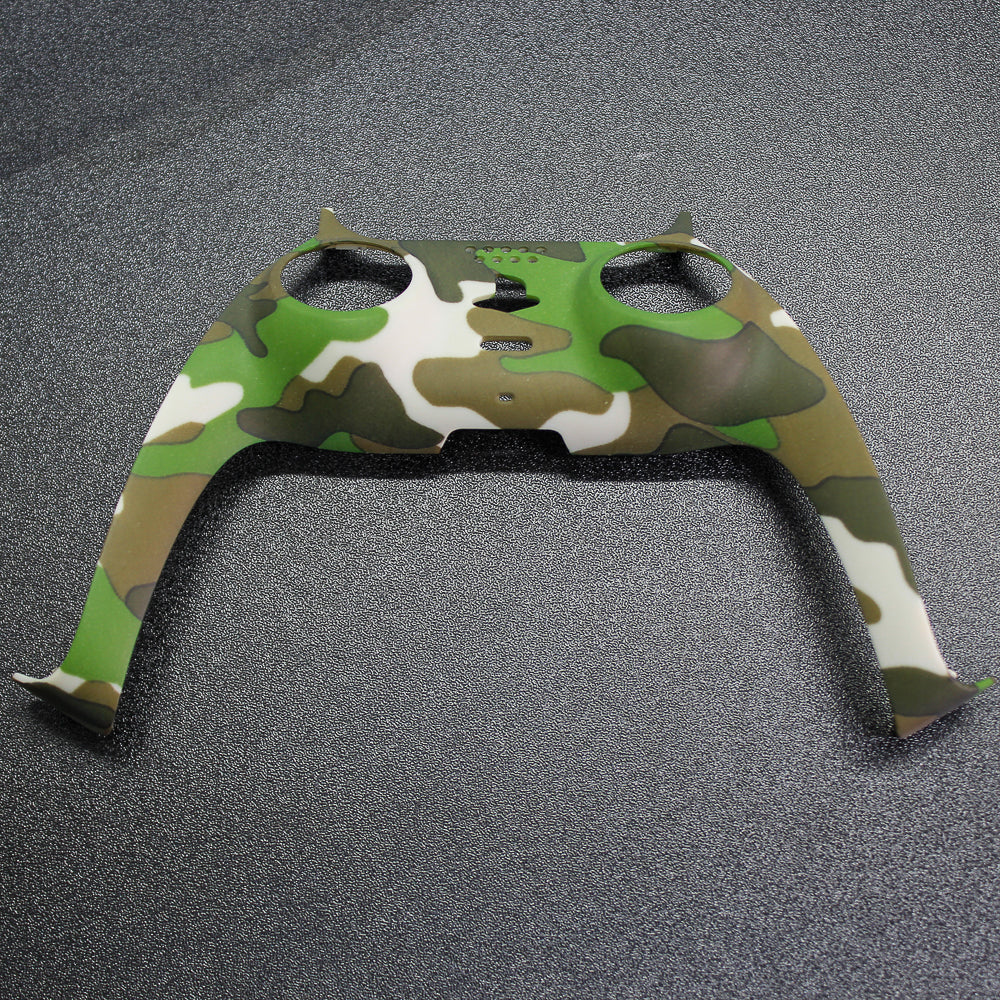 Carátula camuflaje verde para mando de PS5