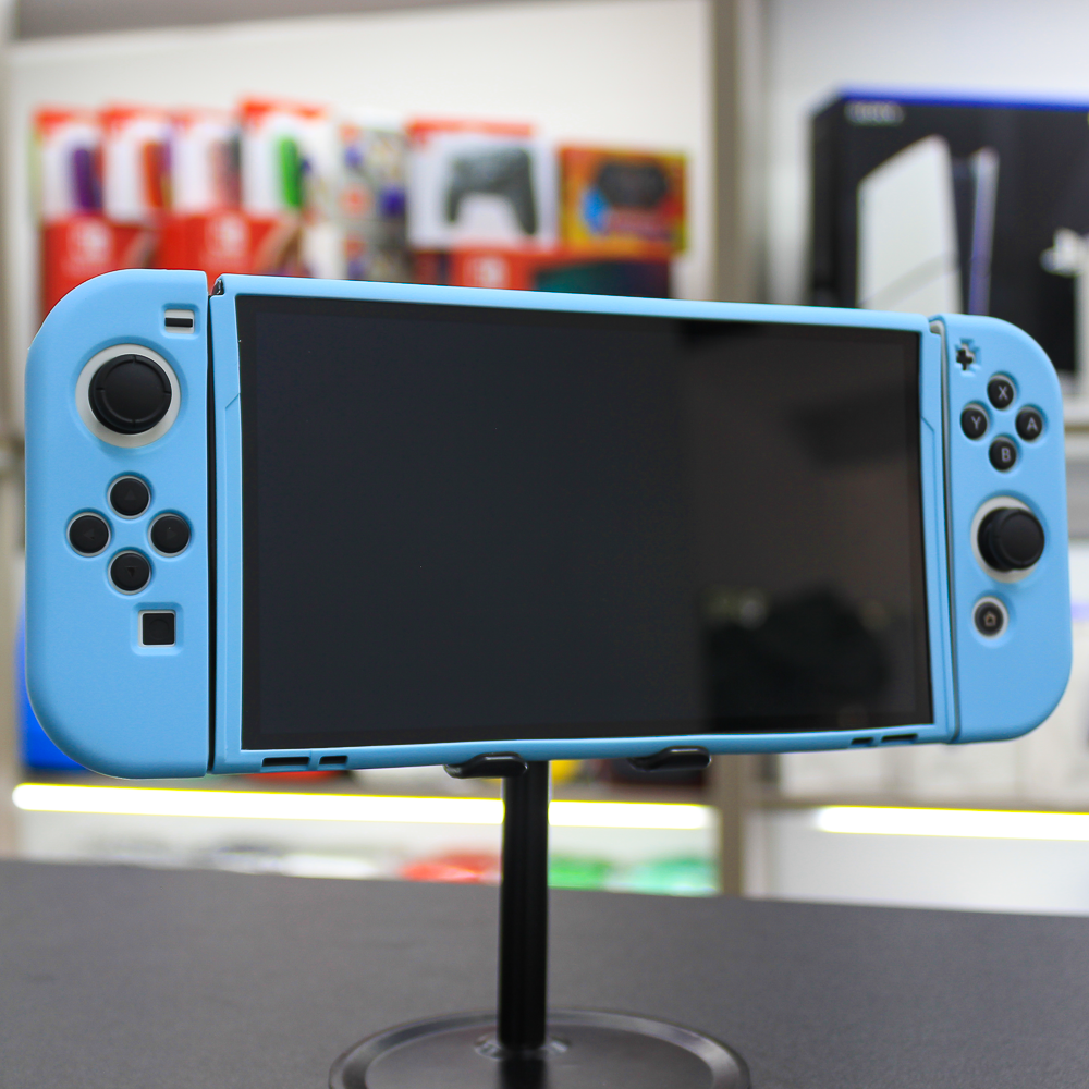 Kit de protección #1 Nintendo Switch Oled - Cover + Vidrio Protector