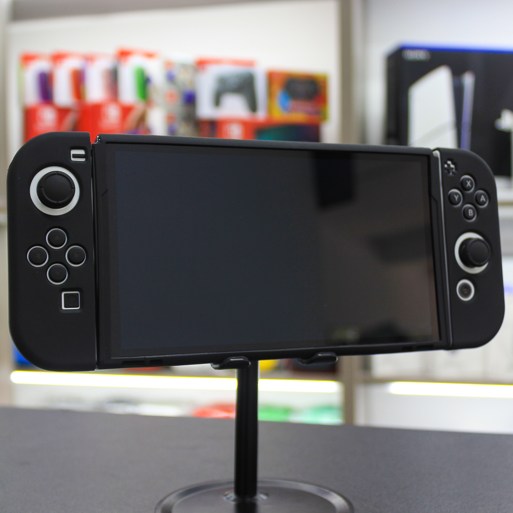 Kit de protección #2 Nintendo Switch Oled - Cover + Vidrio Protector + Maletín