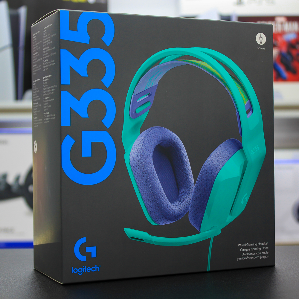 Audífonos Logitech G335 Mint Green