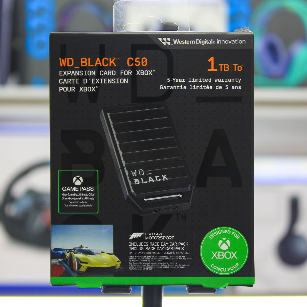 Disco duro externo WD_BLACK C50 de 1TB para Xbox Series X|S