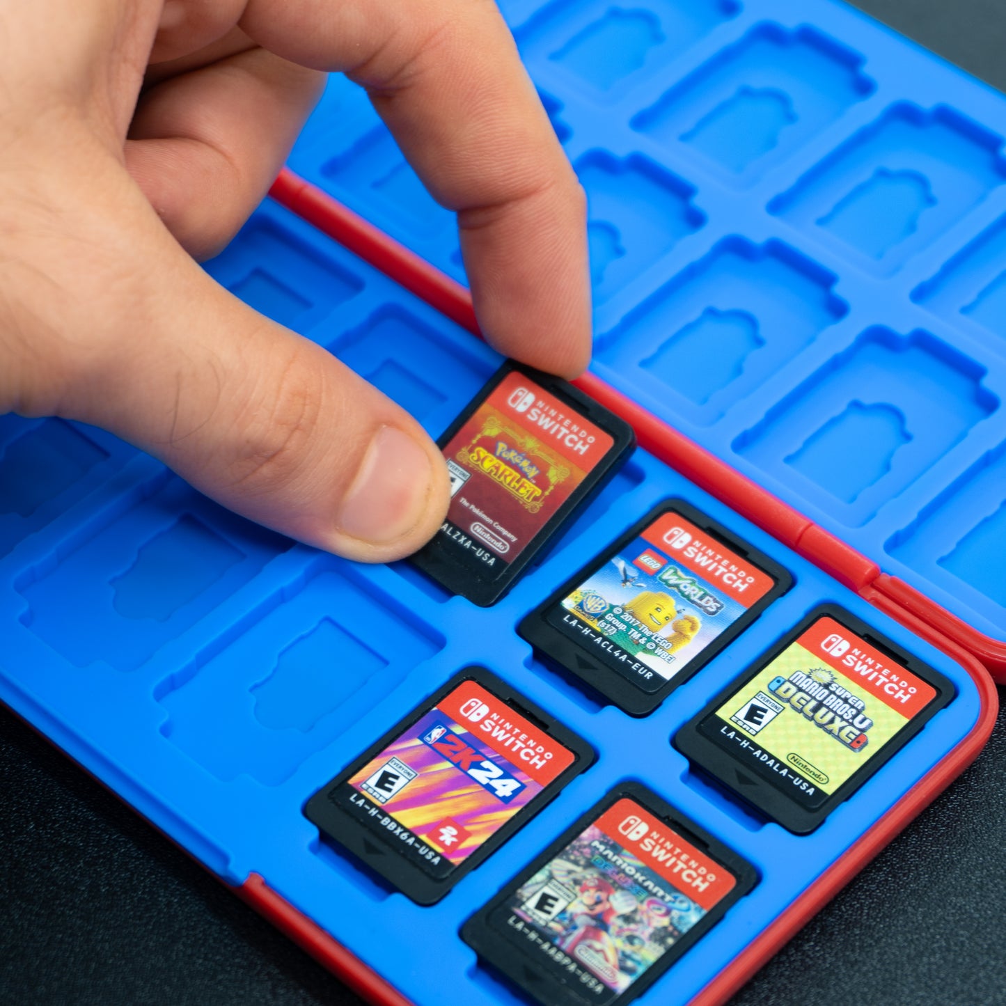 Estuche para juegos de Nintendo Switch Mario