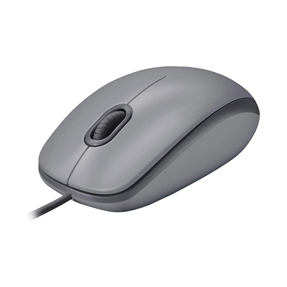 Mouse alámbrico Logitech M110 Silent Gris
