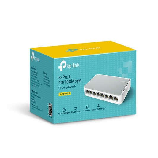 Switch de sobremesa TP-Link  8 puertos a 10/100 Mbps