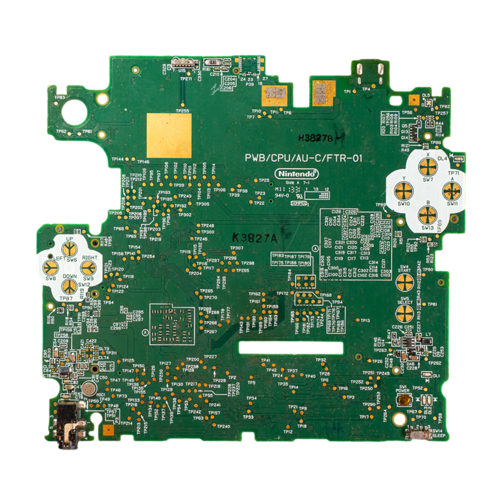 Placa madre para piezas Nintendo New 3DSXL (NO FUNCIONA, SOLO PARA REPUESTO)
