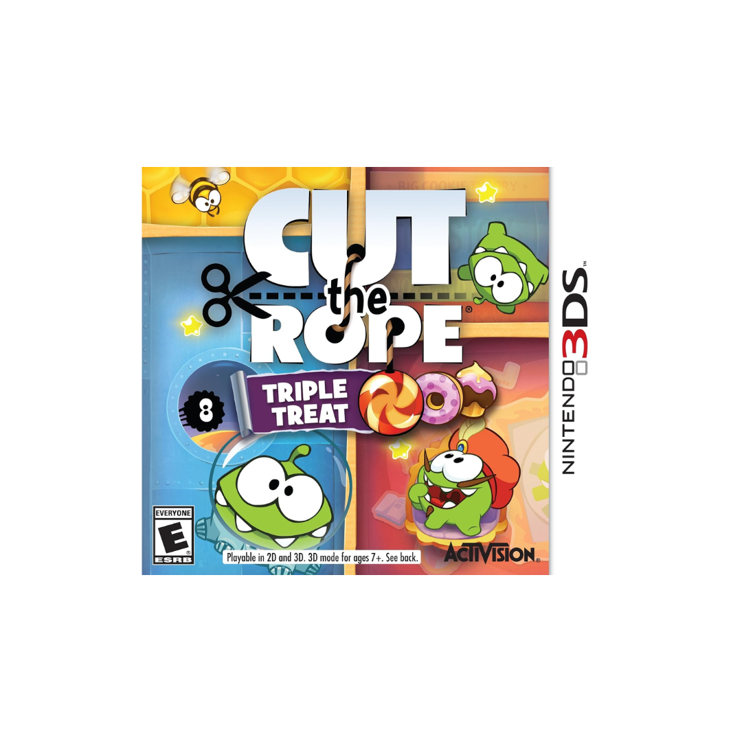 Cut The Rope: Triple Treat - Nintendo 3DS (Sin caratula - Usado)