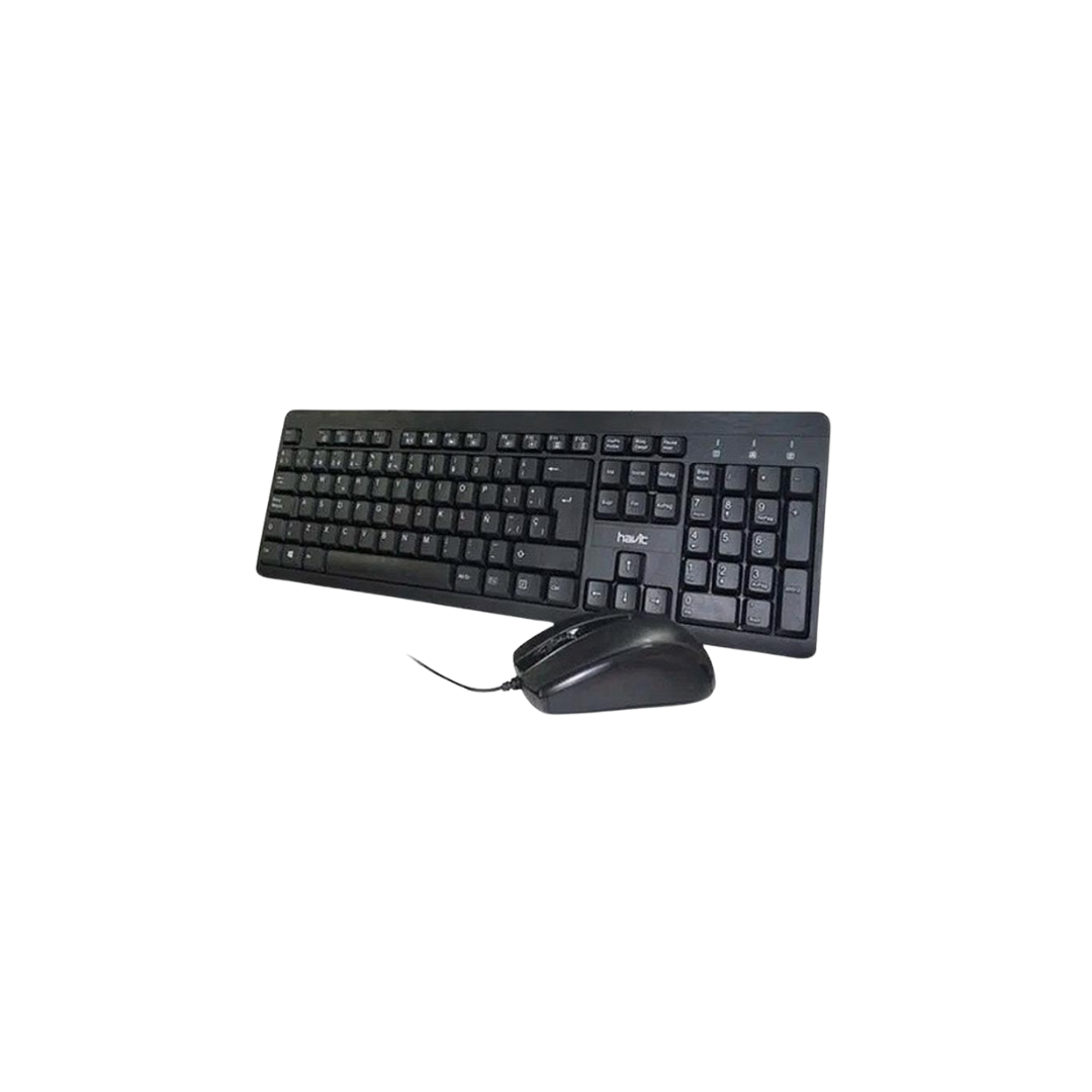 Teclado y Mouse HAVIT kb611cm alambrico