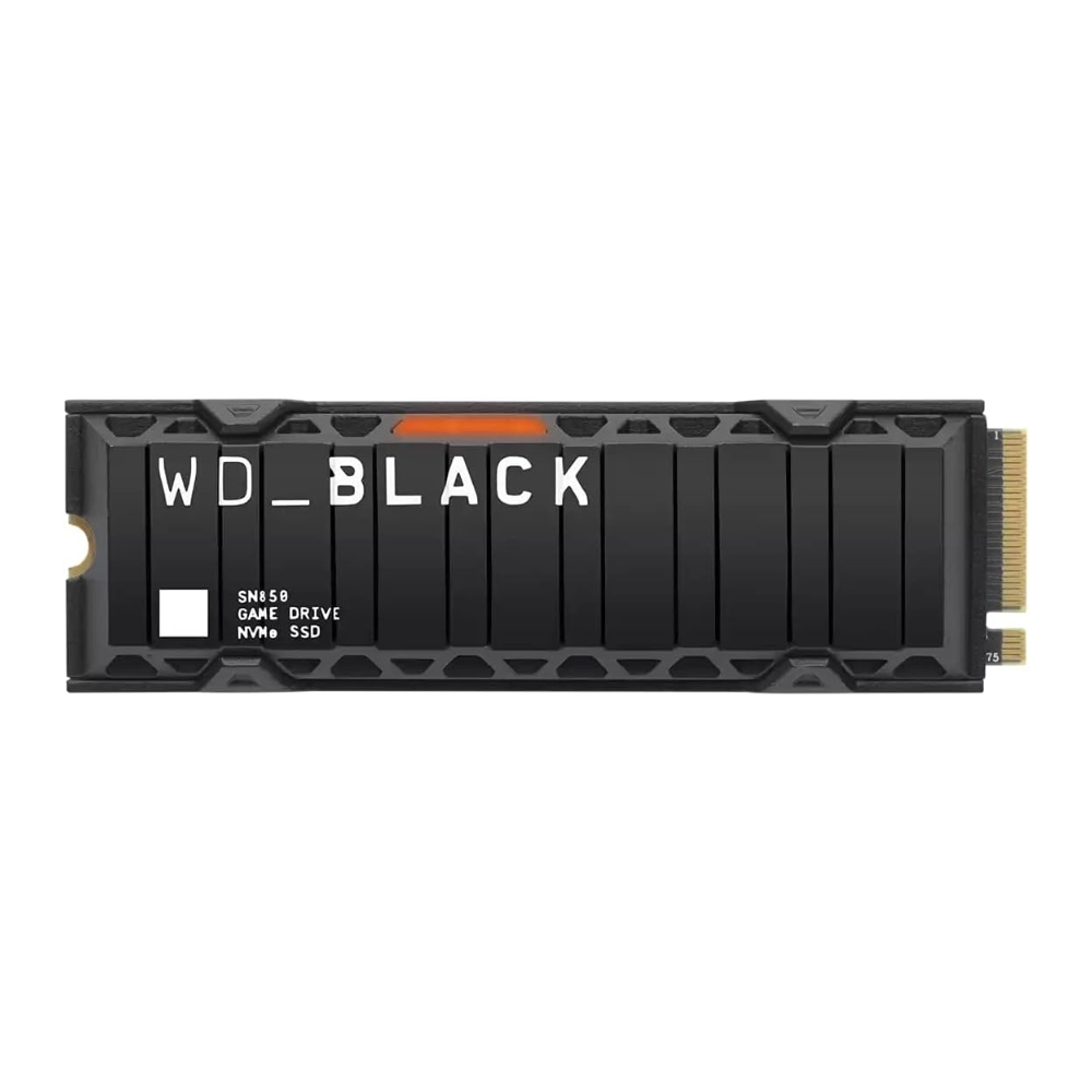 Disco Duro SSD NVMe WD_Black sn 850 + Heatsink de 1TB