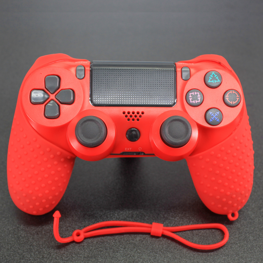 Cover de silicón rojo para mando de PS4
