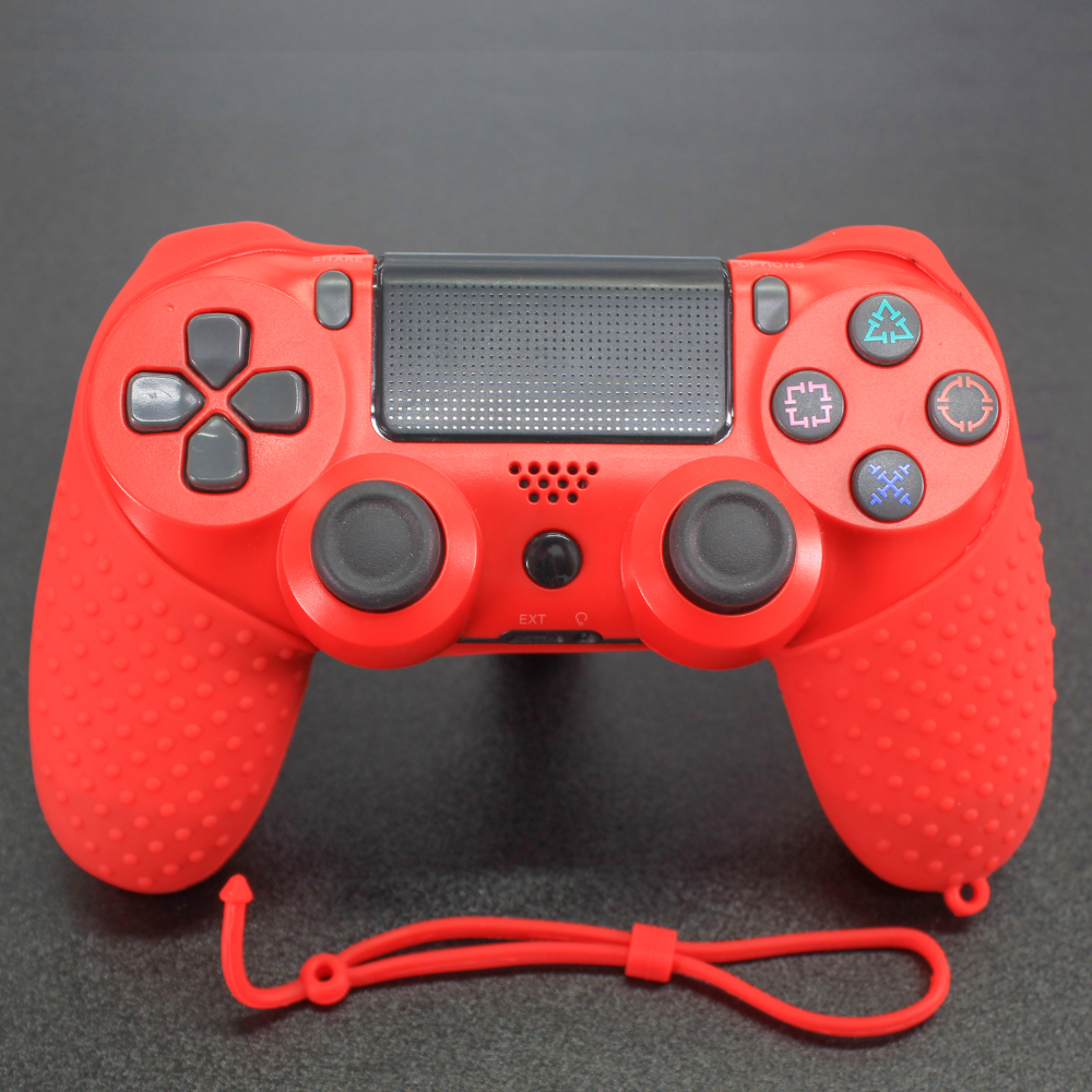 Cover de silicón rojo para mando de PS4