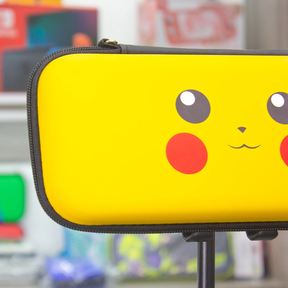 Estuche de rostro de Pikachu para Nintendo Switch