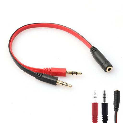 Adaptador auxiliar Microfono/Audio
