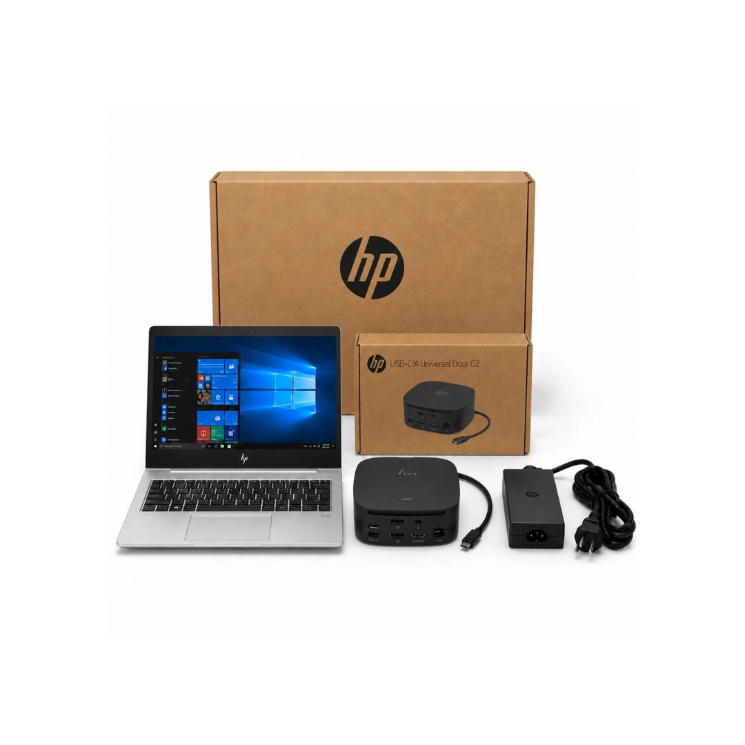 HP EliteBook 745 G6 14 Ryzen5 PRO/ 16GB RAM / 512GB SSD Dock/ Bundle / EQUIPO NUEVO