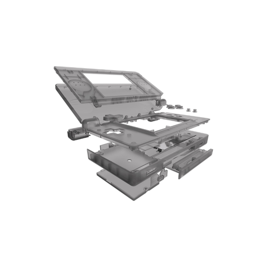 Carcasa Nintendo 3DS Negtro Clear