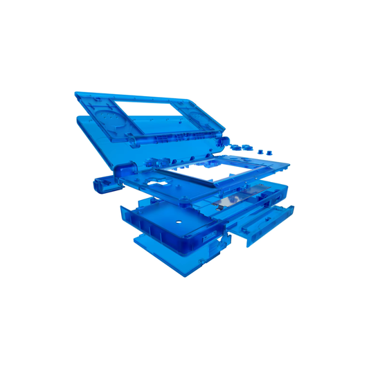 Carcasa Nintendo 3DS Azul Clear