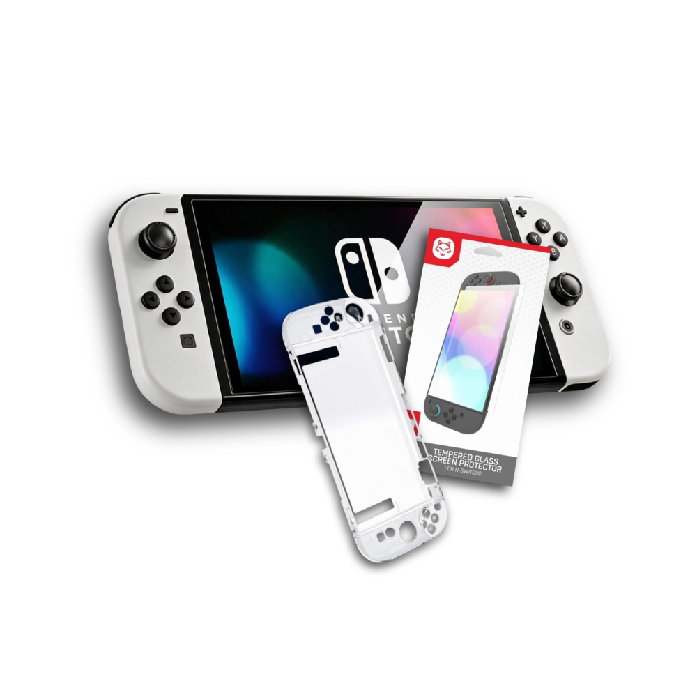 COMBO 1 - Nintendo Switch OLED USADA + Kit de protección
