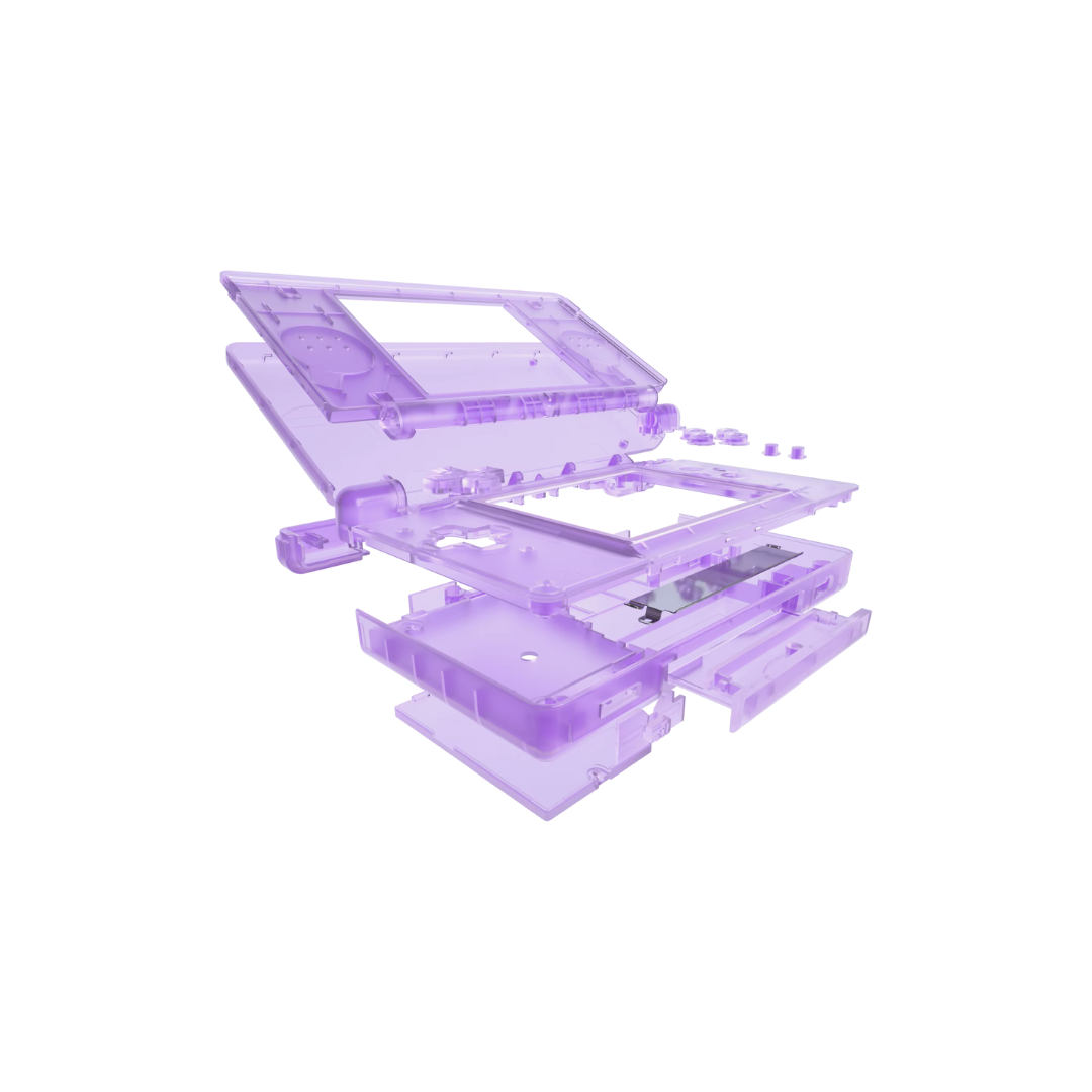 Carcasa Nintendo 3DS Morado Clear