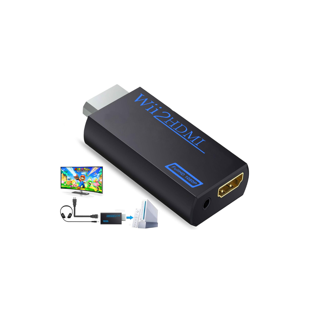 Adaptador de video HDMI para Nintendo Wi