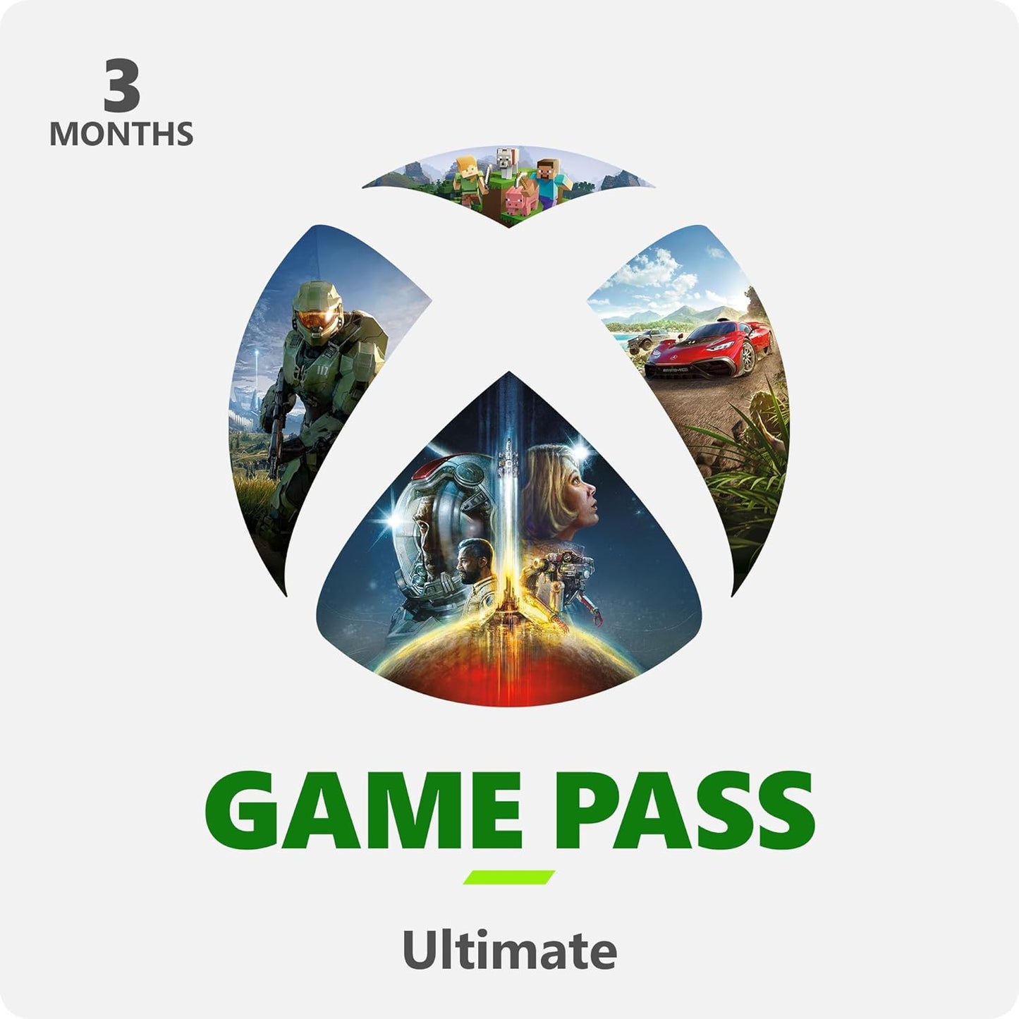 Xbox Game Pass Ultimate - Membresía de 3 meses - Xbox Series X|S, Xbox One, Windows [Código digital]