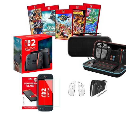 Combo 2: Incluye Switch 2 + Kit de protección + Estuche de transporte