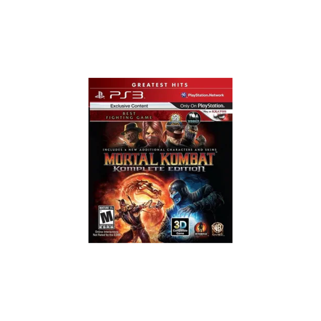 Mortal Kombat: Komplete Edition – Juego PlayStation 3 Usado