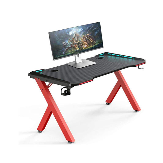 Mesa Gaming Desk R5-7 con Luces LED 140*60*72 CM