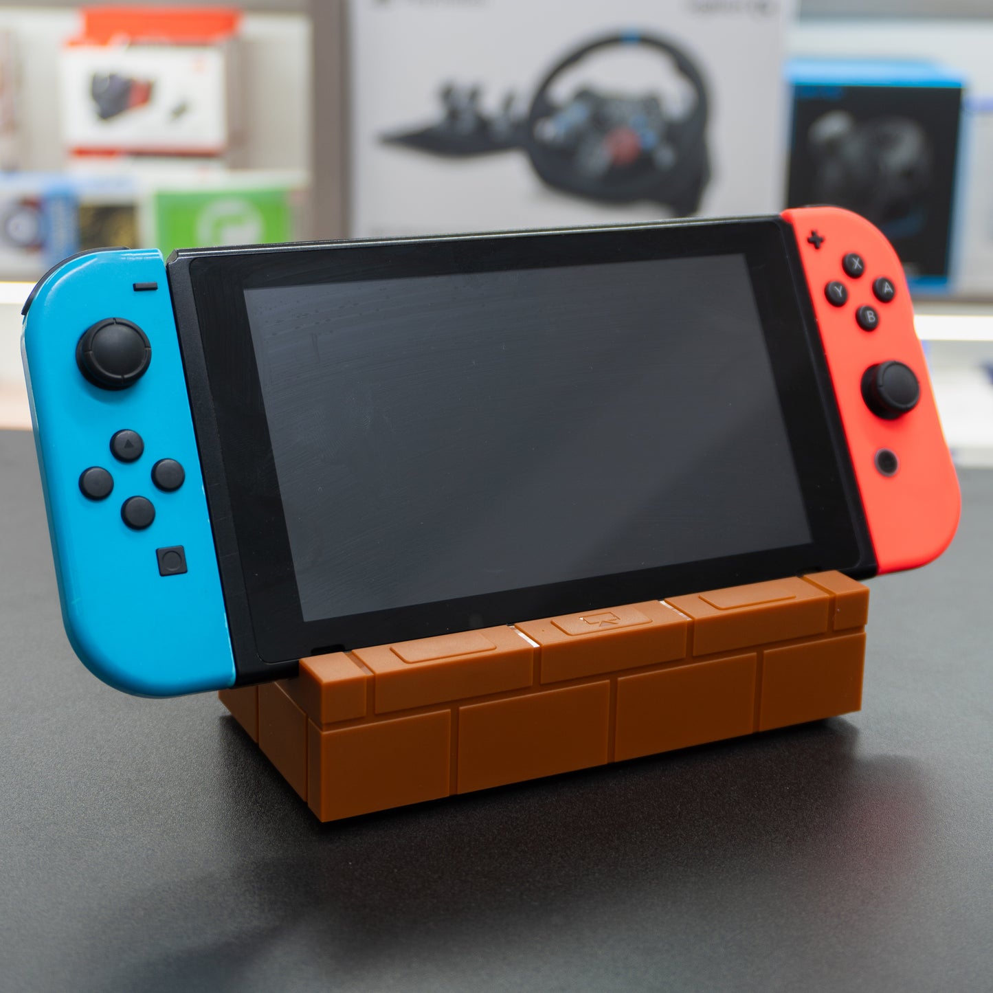 Dock genérico de Minecraft para Nintendo Switch Neon y OLED