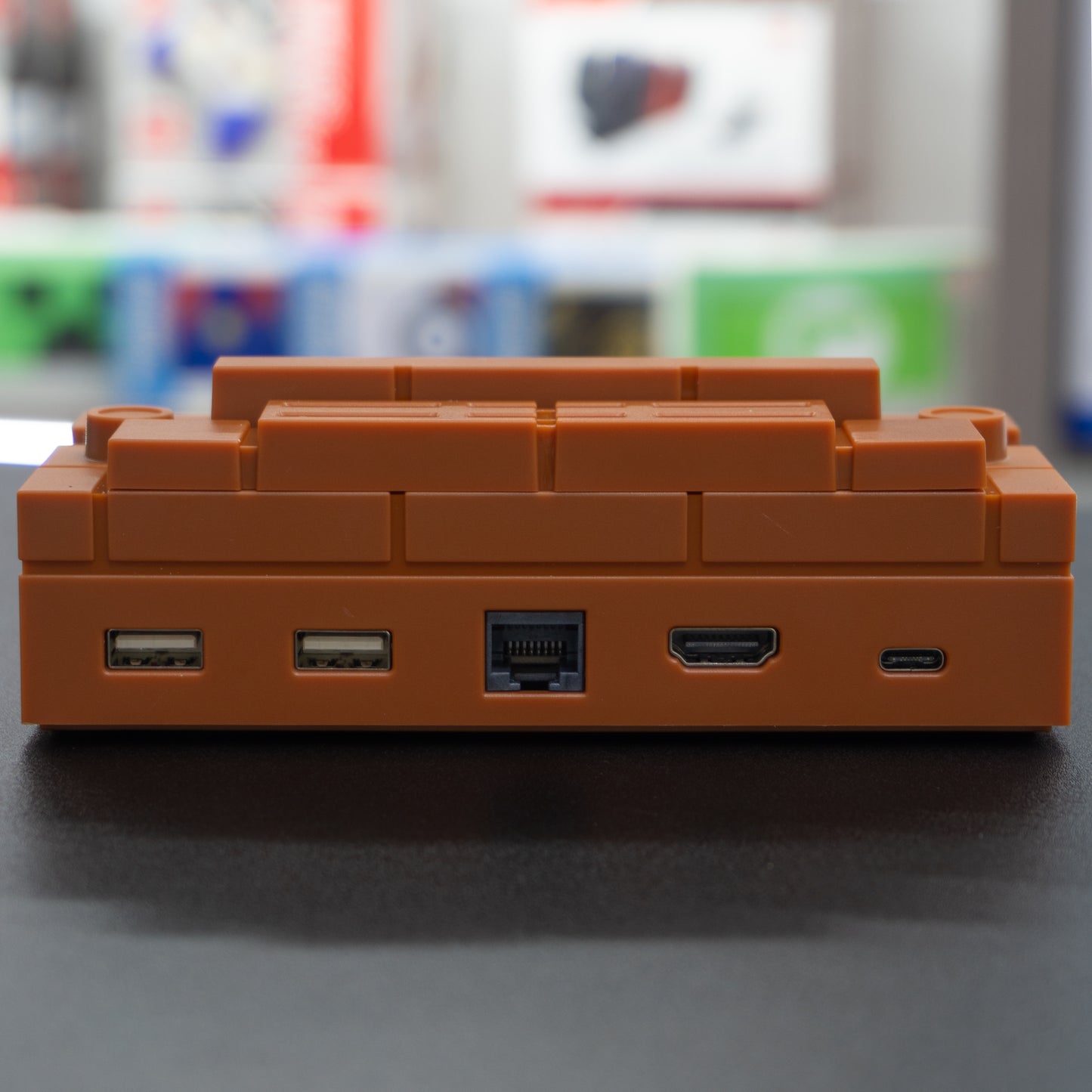 Dock genérico de Minecraft para Nintendo Switch Neon y OLED