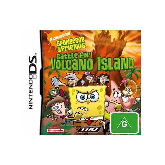 Nicktoons: Battle for Volcano Island – Juego Nintendo DS Usado